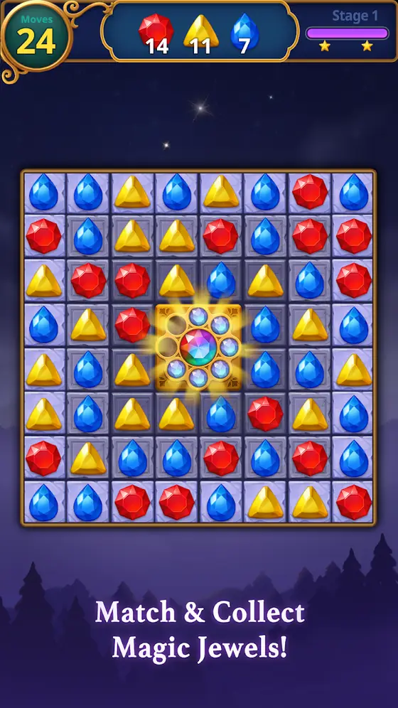 Jewels Magic: Mystery Match 3